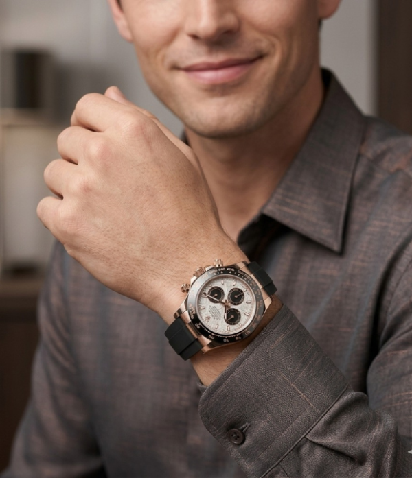 Rolex Daytona – Cosmograph en or rose & cadran météorite
