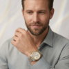 Michael Kors Chronographe – Élégance bicolore or & argent